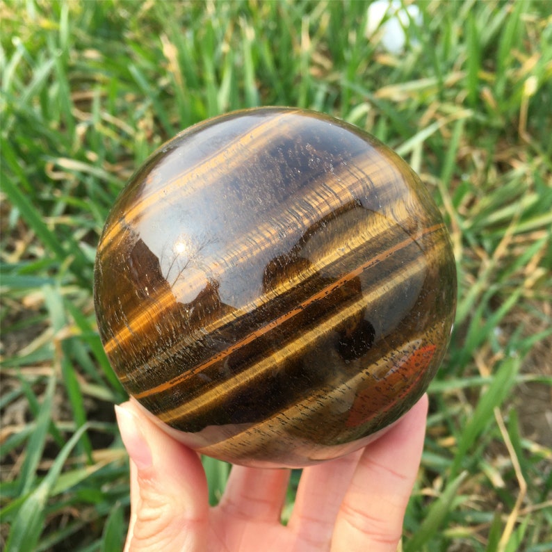 Natural Tiger Eye Jasper Sphere,Quartz Crystal Ball,Home Decoration,Reiki Heal,Crystal Gifts,Mineral Specimen,Divination Ball,Prophecy Ball