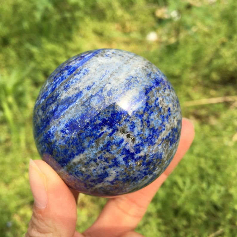 Natural Lapis Lazuli Sphere,Quartz Crystal Ball,Mineral Specimen,Rock,Reiki Healing,Crystal Gifts,Divination Ball,Prophecy Ball