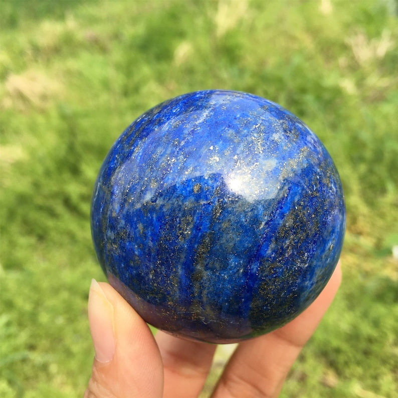 Natural Lapis Lazuli Sphere,Quartz Crystal Ball,Mineral Specimen,Rock,Reiki Healing,Crystal Gifts,Divination Ball,Prophecy Ball
