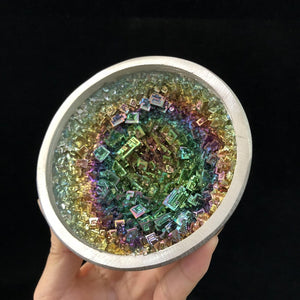 1PC Bismuth Ore Bowl,Quartz Crystal Bowl ,Crystal Sculpture,Collection,Crystal Gift,Crystal Carved,Mineral Specimen,Reiki Healing