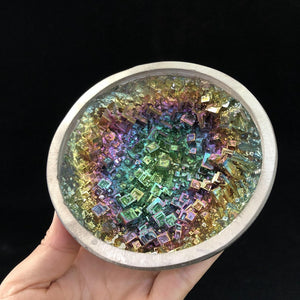 1PC Bismuth Ore Bowl,Quartz Crystal Bowl ,Crystal Sculpture,Collection,Crystal Gift,Crystal Carved,Mineral Specimen,Reiki Healing