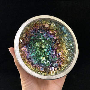 1PC Bismuth Ore Bowl,Quartz Crystal Bowl ,Crystal Sculpture,Collection,Crystal Gift,Crystal Carved,Mineral Specimen,Reiki Healing