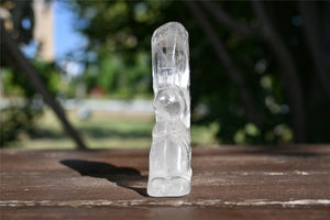 2.7'' Natural Carved Clear quartz Fairy Butterfly skull，Crystal Butterfly，Quartz Crystal，carved Butterfly，Crystal ornament，Crystal Healing