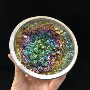 1PC Bismuth Ore Bowl,Quartz Crystal Bowl ,Crystal Sculpture,Collection,Crystal Gift,Crystal Carved,Mineral Specimen,Reiki Healing