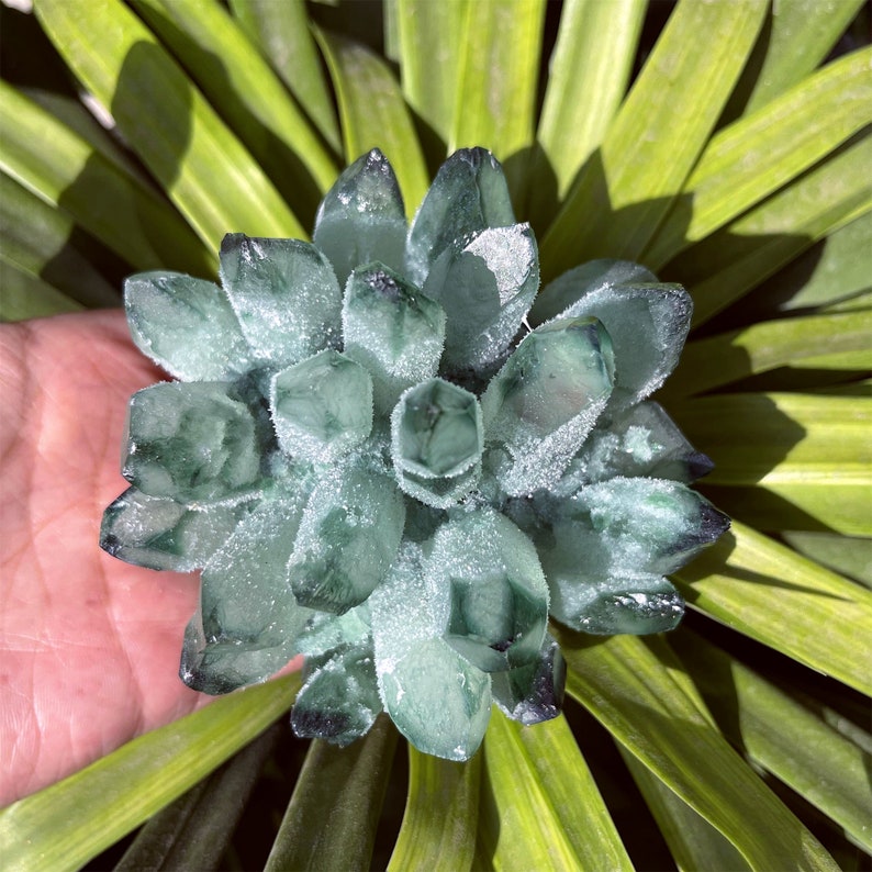400G-500G+Nature Green Quartz Crystal Cluster, Crystal VUG,Crystal Healing,Mineral Specimen,Home Decoration,Reiki Healing,Crystal Gifts