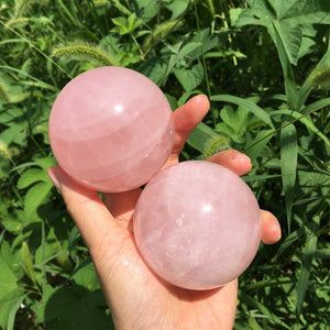 1PC 60mm+ Natural Rose Quartz Crystal Sphere,Crystal Ball,Rock,Home Decoration,Divination Ball,Mineral Specimen,Reiki Healing,Crystal Gifts