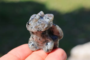 1.2" Natural Yooperlite Carved Toothless ,Yooperlite Dragon,Crystal Toothless,Reiki Healing，Toothless,Home Decor，Crystal Gifts 1PC