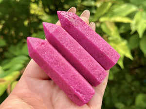 4" Natural Crystal Ruby Hand Carved Obelisk,Quartz Crystal Tower,Point Tower,Healing Crystal,Home Decoration,Crystal Gifts 1PC