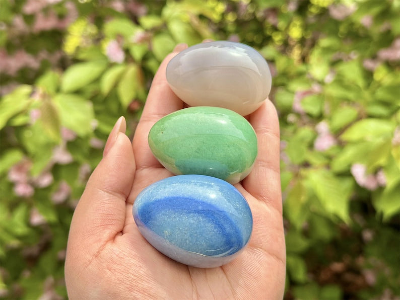 2“ Natural Crystal Quartz Hand Carved Yoni Egg,Tiger Eye Yoni Egg,Crystal Carved,Reiki healing，Home Decoration,Crystal Gifts 1PC