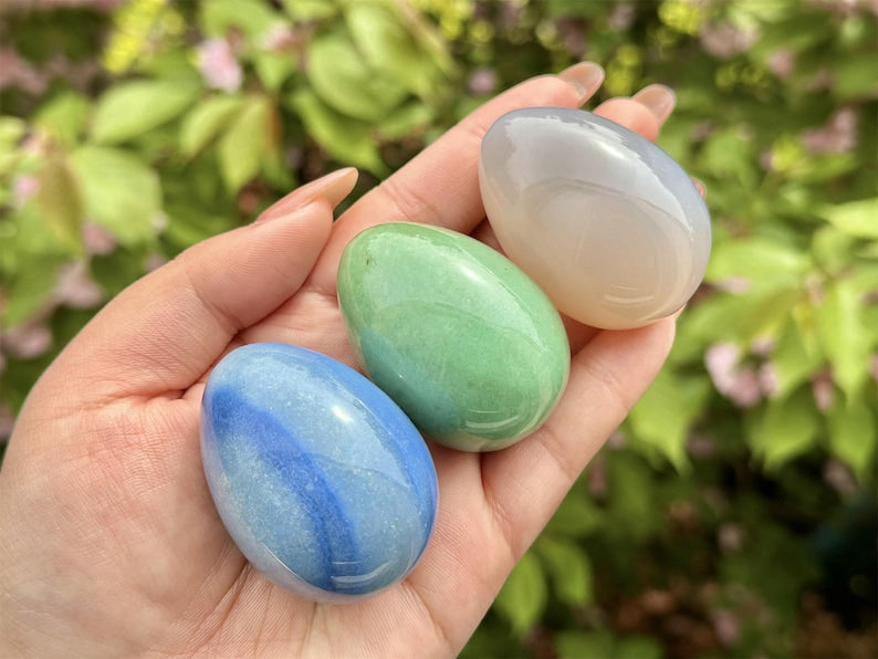 2“ Natural Crystal Quartz Hand Carved Yoni Egg,Tiger Eye Yoni Egg,Crystal Carved,Reiki healing，Home Decoration,Crystal Gifts 1PC