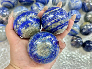 50mm+ Natural Lapis Lazuli Carved Sphere,Quartz Crystal,Crystal Quartz ball,Crystal Reiki Healing,Home Decor,Energy Crystal Gift 1PC