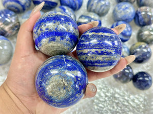 50mm+ Natural Lapis Lazuli Carved Sphere,Quartz Crystal,Crystal Quartz ball,Crystal Reiki Healing,Home Decor,Energy Crystal Gift 1PC