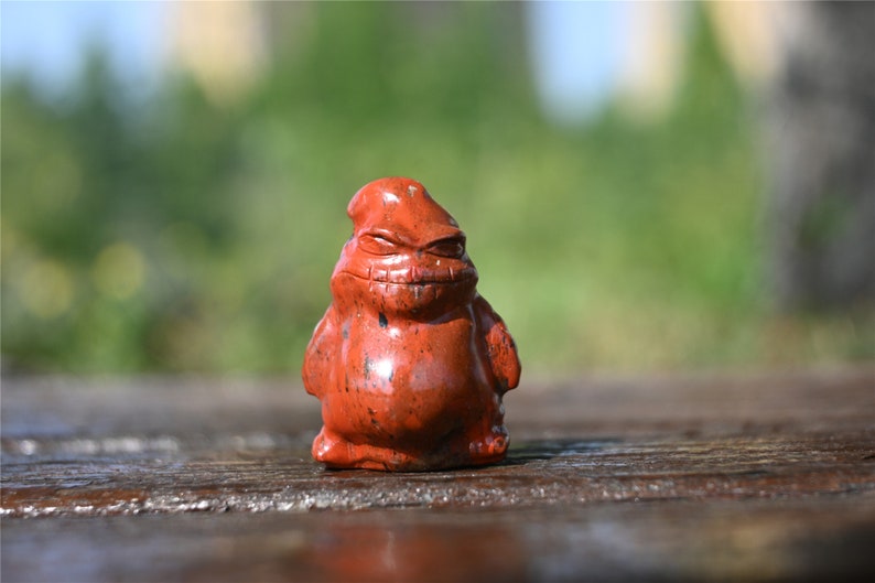 1.3'' Hand carved Red jasper Crystal Oogie/Boogie，Crystal demon，crystal decor，Crystal Oogie/Boogie，Quartz Crystal，Christmas Crystal