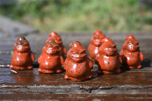 1.3'' Hand carved Red jasper Crystal Oogie/Boogie，Crystal demon，crystal decor，Crystal Oogie/Boogie，Quartz Crystal，Christmas Crystal