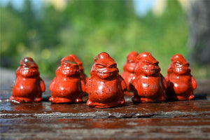 1.3'' Hand carved Red jasper Crystal Oogie/Boogie，Crystal demon，crystal decor，Crystal Oogie/Boogie，Quartz Crystal，Christmas Crystal