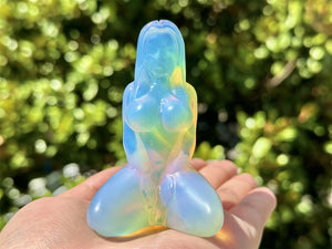3.2" Opalite Hand Carved Female Model,Crystal Quartz Skull,Model Carving,Reiki Healing Crystal,Energy crystal,Home Decor,Crystal Gifts 1PC