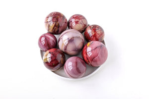 1PC 50mm+ Natural Mookite jasper Carved Sphere,Quartz Crystal,Mookite Quartz Ball,Home Crystal Decor,Crystal Healing, Crystal ball Gift