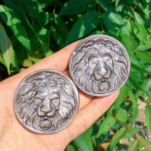 1PC Natural Silver Obsidian Lion,Quartz Crystal Lion,Crystal Carved,Mineral Specimen,Rock,Home Decoration,Reiki Healing,Crystal Gift