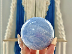 50mm+ Natural Celestite Carved Sphere,Quartz Crystal,Crystal Quartz ball,Crystal Reiki Healing,Home Decor,Energy Crystal Gift 1PC