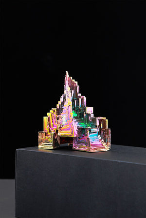 Rainbow Bismuth Cluster, Bismuth Crystal, Lab Grown Stone, Bismuth Specimen, Energy Crystal,Reiki Healing, Home Decor,Crystal gift 1PC