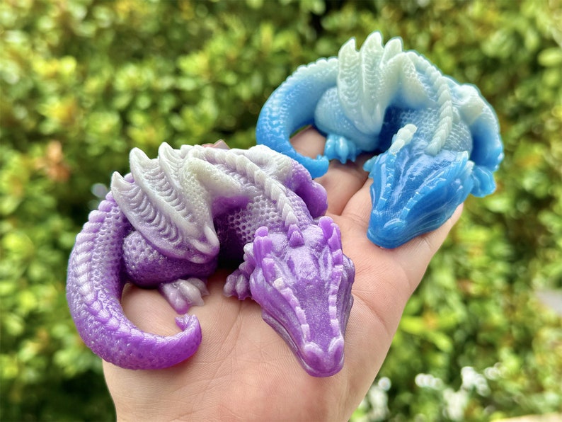 3.7'' Hand Carved Luminous Stone Dragon,Quartz Crystal Skull,Dragon Carving,Home Decor,Crystal ornament,Energy Crystal,Reiki healing 1PC