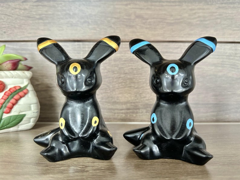 2.2-4" Natural Obsidian Hand Carved Umbreon,Crystal quartz Elf,Umbreon Carving,Energy crystal,Reiki healing,Home Decor,Crystal gifts 1PC
