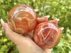 1PC 50mm+ Natural Red Agate Sphere,Quartz Crystal,Crystal Ball Carving,Reiki Healing Crystal,Home Decor,Energy Crystal,Crystal gifts 1PC