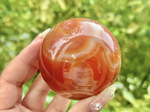 1PC 50mm+ Natural Red Agate Sphere,Quartz Crystal,Crystal Ball Carving,Reiki Healing Crystal,Home Decor,Energy Crystal,Crystal gifts 1PC