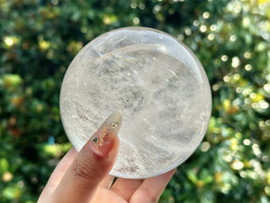 50mm+ Natural Clear Quartz Carved Sphere,Clear Quartz Crystal,Crystal Ball,Crystal Reiki Healing,Home Decor,Energy Crystal Ball Gifts 1PC