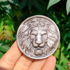 1PC Natural Silver Obsidian Lion,Quartz Crystal Lion,Crystal Carved,Mineral Specimen,Rock,Home Decoration,Reiki Healing,Crystal Gift