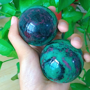 50mm+ Natural Zoisite Sphere,Quartz Crystal Sphere,Reiki Heal,Home Decoration,Divination Ball,Crystal Heal,Mineral Samples,Crystal Gifts