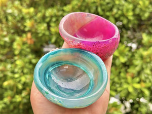 Rainbow Agate Hand Carved Bowl,Polishing Crystal bowl,Crystal Quartz Bowl,Home Decor,Bowl Carving,Energy Crystal,Reiki healing 1PC