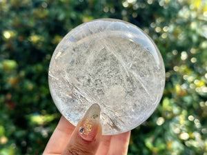 50mm+ Natural Clear Quartz Carved Sphere,Clear Quartz Crystal,Crystal Ball,Crystal Reiki Healing,Home Decor,Energy Crystal Ball Gifts 1PC