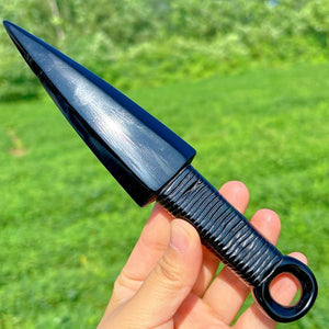 7.8" Natural Obsidian Knife,Crystal Hand-Carved Knife,Quartz Crystal Knife,,Crystal Dagger,Home Decoration,Reiki Healing,Crystal Gifts 1PC
