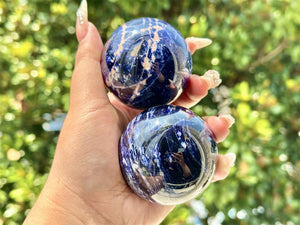 1PC 50mm+ Natural Sodalite Sphere,Quartz Crystal,Crystal Ball Carving,Reiki Healing Crystal,Home Decor,Energy Crystal,Crystal gifts 1PC