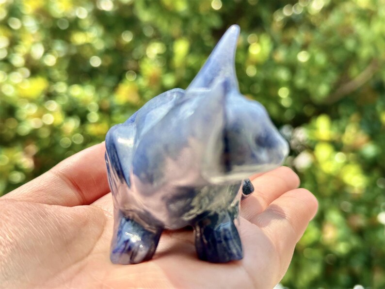 4" Natural Blue Aventurine Hand Carved Elf Cat,Crystal quartz Elf,Cat Carving,Energy crystal,Reiki healing,Home Decor,Crystal gifts 1PC