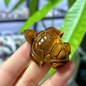 1PC Natural Tiger Eye Sea Turtle,Quartz Crystal Tortoise,Crystal Animal,Reiki Healing,Home Decoration,Crystal Gift,Mineral Specimen