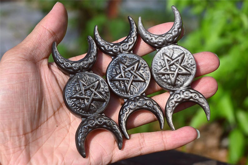 3.2" Natural Silver Obsidian Carved Star，Crystal Skull，Star Carving，Home Decor,Crystal Collect，Crystal Gifts 1PC