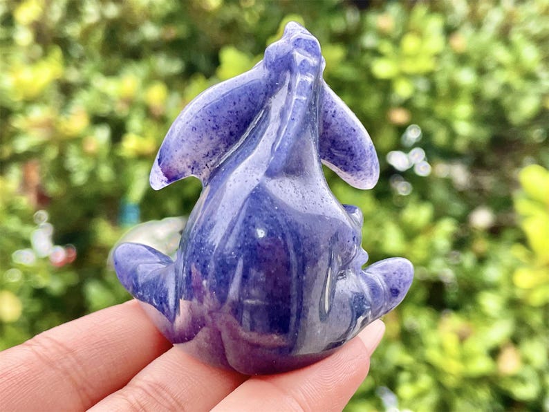 2.2" Natural Blue Aventurine Hand Carved Donkey,Crystal quartz Skull,Donkey Carving,Energy crystal,Reiki healing,Home Decor,Crystal gifts1PC