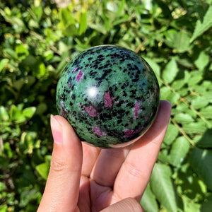 60mm Natural Zoisite Ball,Quartz Ball,Gemstone Sphere,Crystal Sphere,Divination Crystal Ball,Home Decor,Reiki Heal,Crystal Gifts 1pc