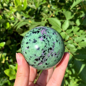 60mm Natural Zoisite Ball,Quartz Ball,Gemstone Sphere,Crystal Sphere,Divination Crystal Ball,Home Decor,Reiki Heal,Crystal Gifts 1pc