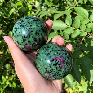 60mm Natural Zoisite Ball,Quartz Ball,Gemstone Sphere,Crystal Sphere,Divination Crystal Ball,Home Decor,Reiki Heal,Crystal Gifts 1pc