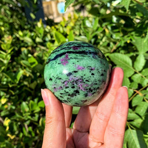 60mm Natural Zoisite Ball,Quartz Ball,Gemstone Sphere,Crystal Sphere,Divination Crystal Ball,Home Decor,Reiki Heal,Crystal Gifts 1pc