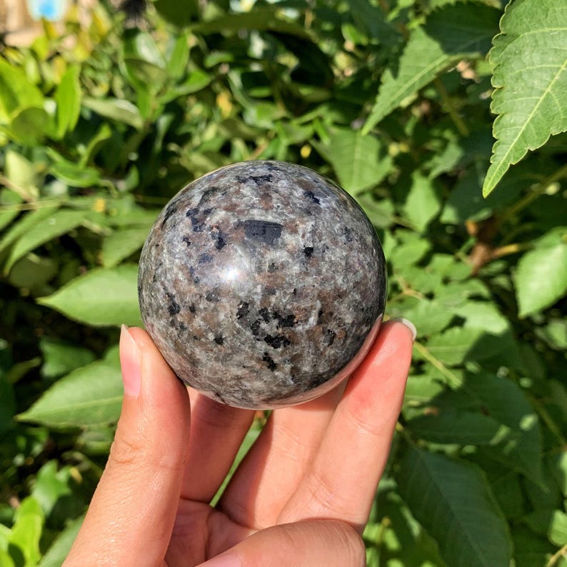 55mm+ Natural Yooperlite Ball,Quartz Ball,Gemstone Sphere,Crystal Sphere,Divination Crystal Ball,Home Decor,Reiki Heal,Crystal Gifts 1pc