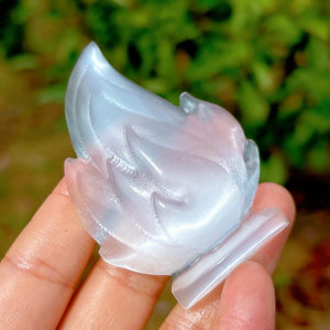1PC Natural Selenite Flame,Quartz Crystal Flame,Rock,Reiki Healing,Home Decoration,Selenite Carving,Crystal Gift,Mineral Specimen
