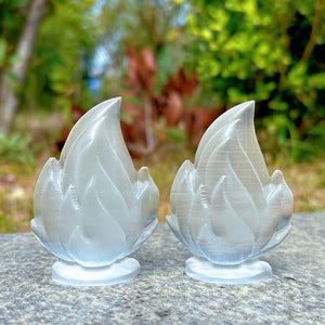 1PC Natural Selenite Flame,Quartz Crystal Flame,Rock,Reiki Healing,Home Decoration,Selenite Carving,Crystal Gift,Mineral Specimen