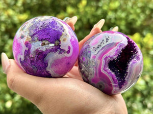 1PC 50mm+ Purple Moss Agate Sphere,Quartz Crystal,Crystal Ball Carving,Reiki Healing Crystal,Home Decor,Energy Crystal,Crystal gifts