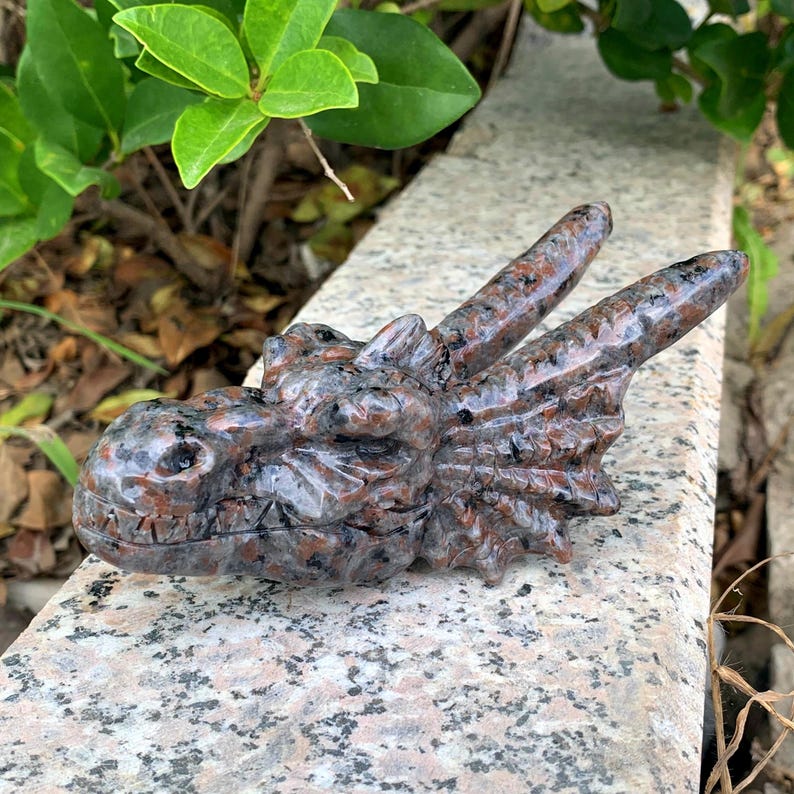 4.7‘’ Natural Hand Carved Yooperlite Dragon,Crystal Quartz Dragon,Crystal Animal,Home Decoration,Crystal Chakra,Reiki Healing,Crystal Gifts
