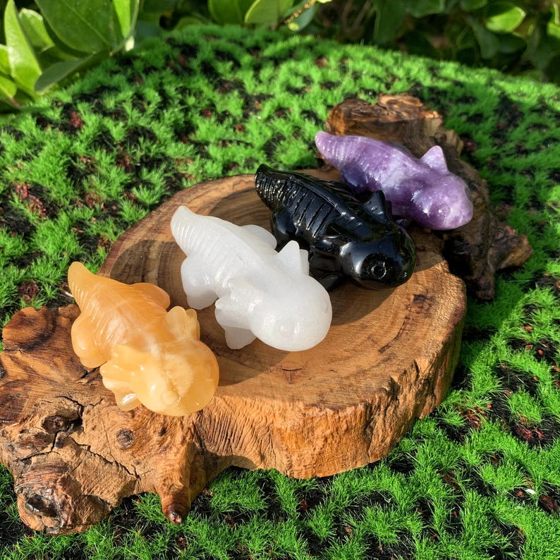 2.5“ Natural Mix Quartz Salamander,Crystal Salamander,Crystal Animal,Crystal Heal,Crystal Sculpture,Mineral specimen,Crystal Gift,Home Decor