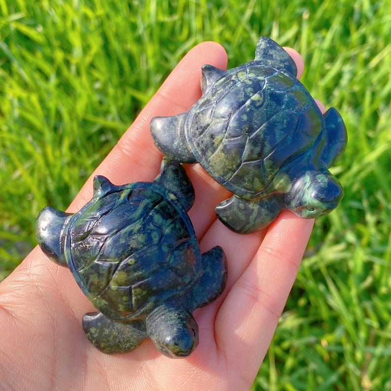 2" Natural Crystal Sea Turtle,Crystal Turtles,Reiki Heal,Crystal Gifts,Crystal Animals,Energy Crystal,Crystal Sculpture